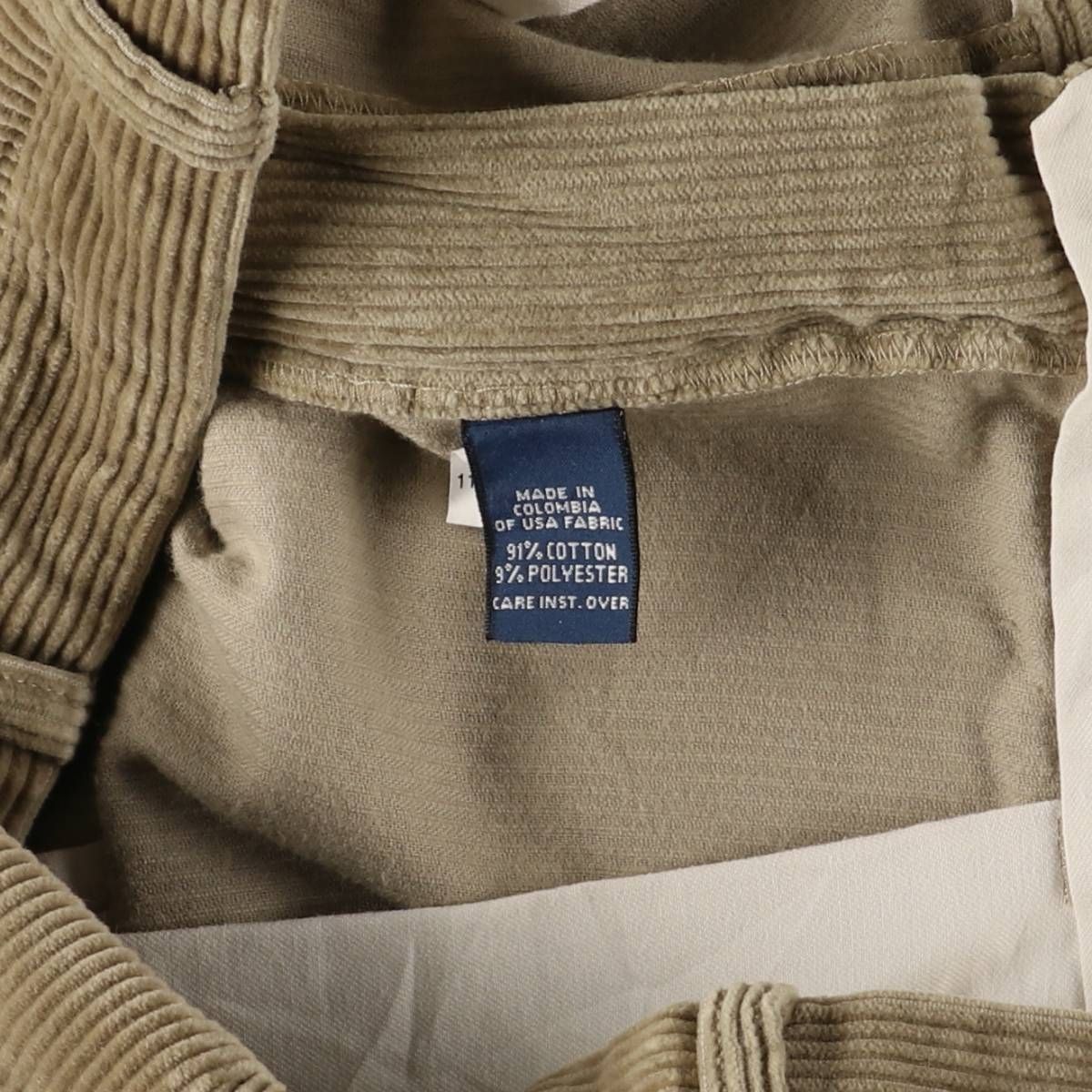 上質な 古着 ラルフローレン Ralph Lauren POLO by Ralph Lauren ANDREW PANT ツータック コーデュロイパンツ メンズw35相当 eaa587453