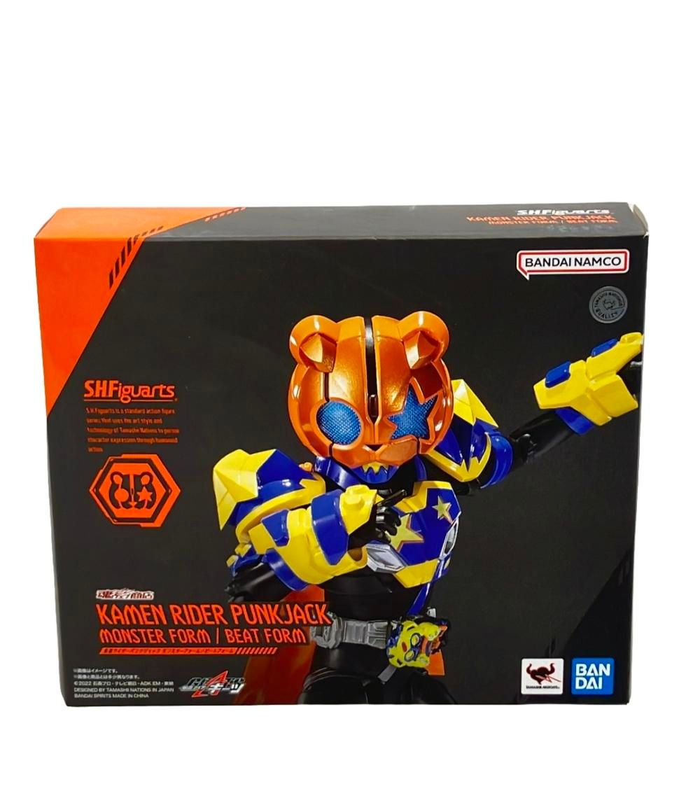 美品 仮面ライダーギーツ S.H.Figuarts フィギュア 仮面ライダーパンクジャック モンスターフォーム／ビートフォーム バンダイ