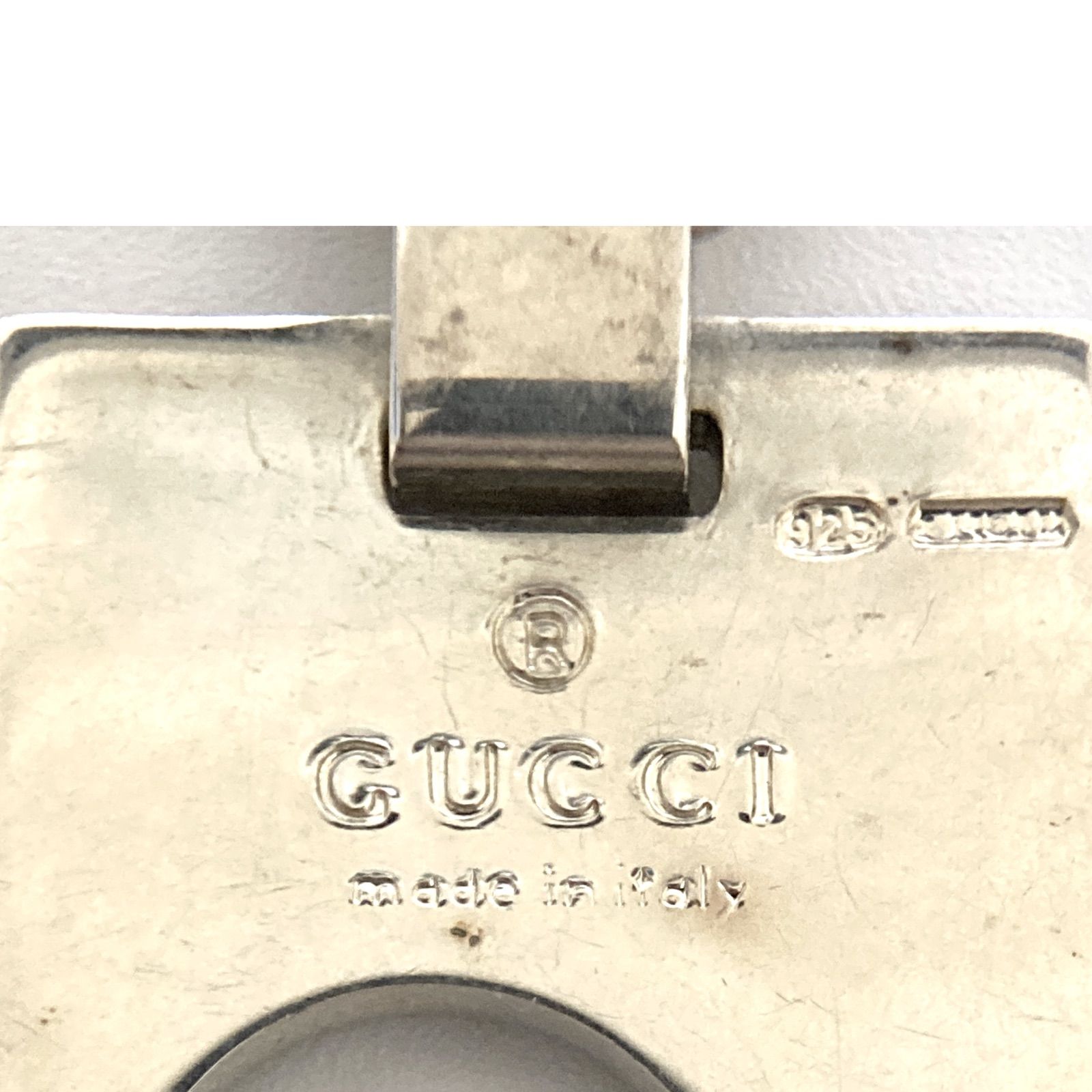 GUCCI グッチ シルバー LEO 獅子座 プレートネックレス
