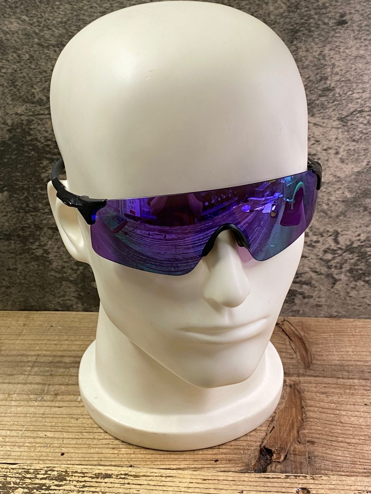 JH091 オークリー OAKLEY EV ZERO サングラス アイウェア 黒 PRIZM レンズ小傷