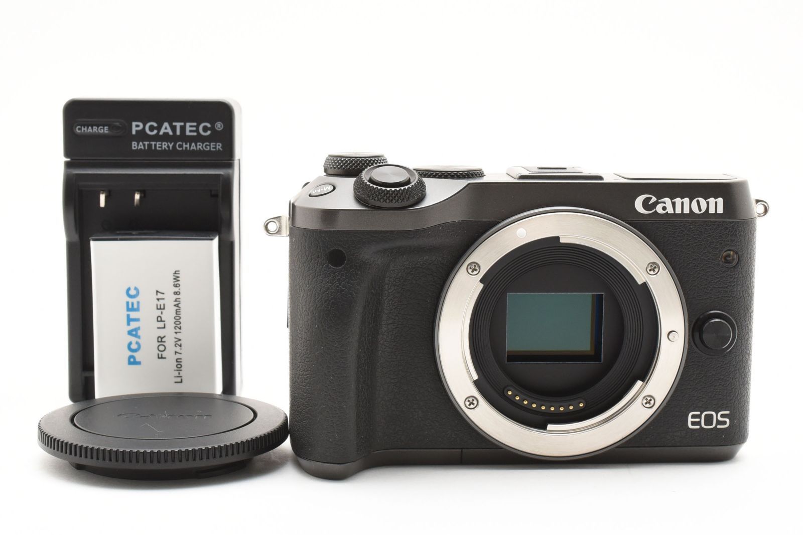 Canon EOS M6 ブラック バッテリーチャージャーセット
