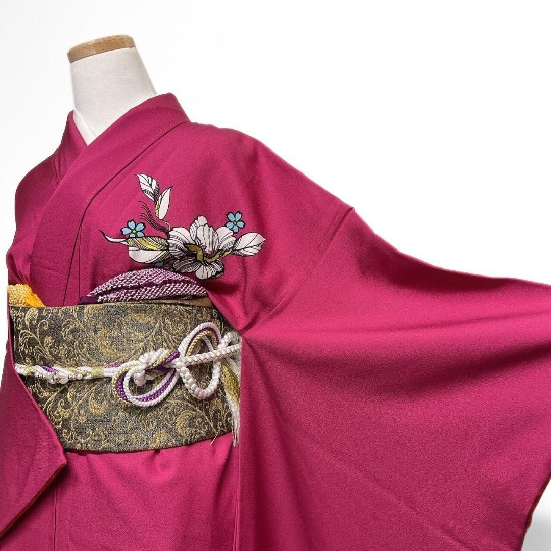 金駒刺繍　刺繍　金彩　鶴　牡丹　振袖　晴れの日　成人式　卒業式　着物　114p 金駒刺繍 金彩 松竹梅 桜花 牡丹 振袖 晴れの日 成人式 着物