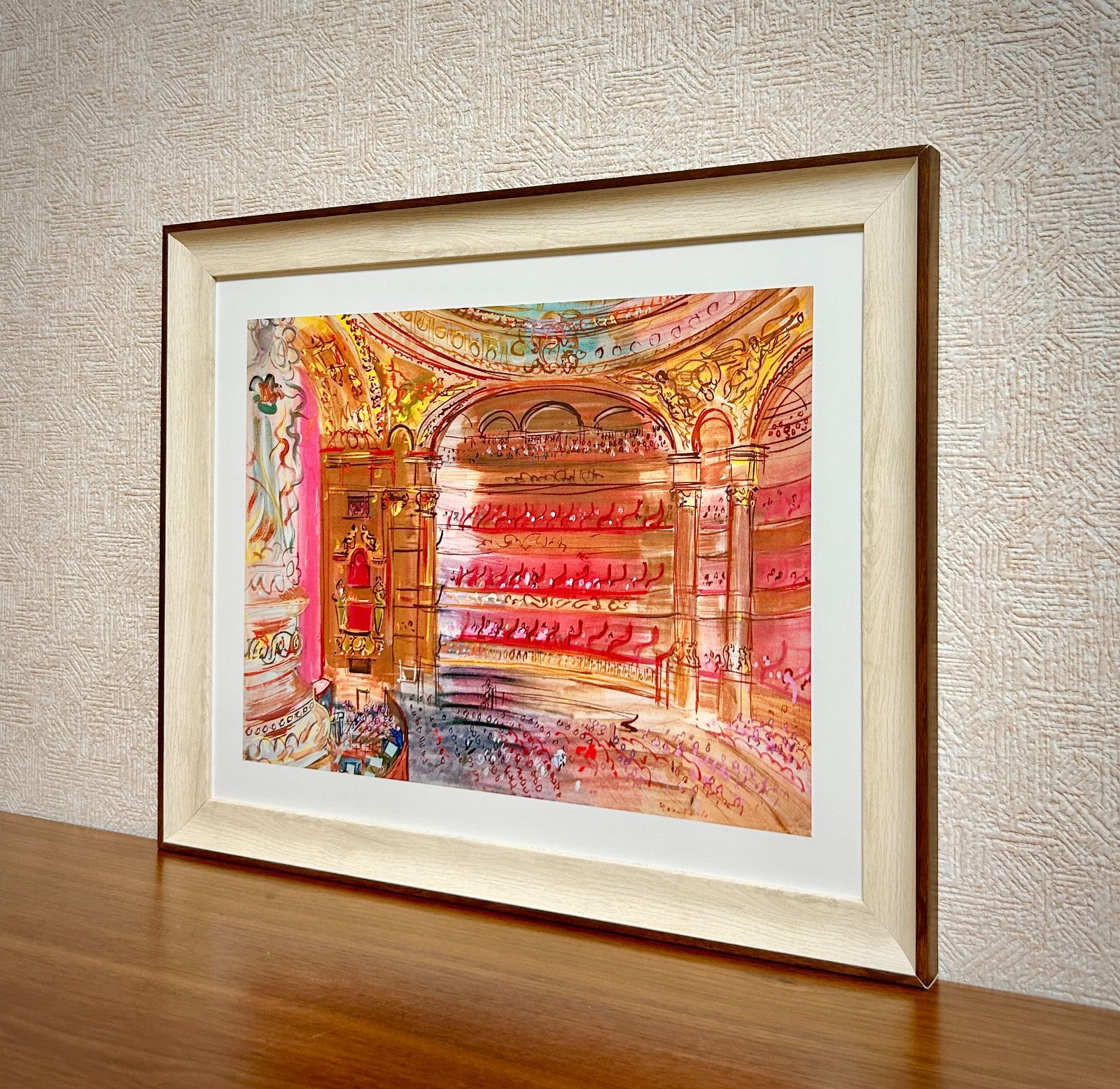 RAOUL DUFY、ASCOT、海外版超希少レゾネ、新品額付 新品☆額縁付アートポスター☆ラウル・デュフィ☆Raoul Dufy