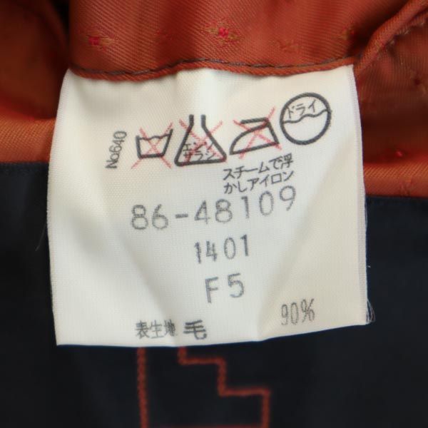 サンタフェ カシミヤ ウール ブレンド テーラードジャケット ブラウン santa fe メンズ   【230225】46cm素材
