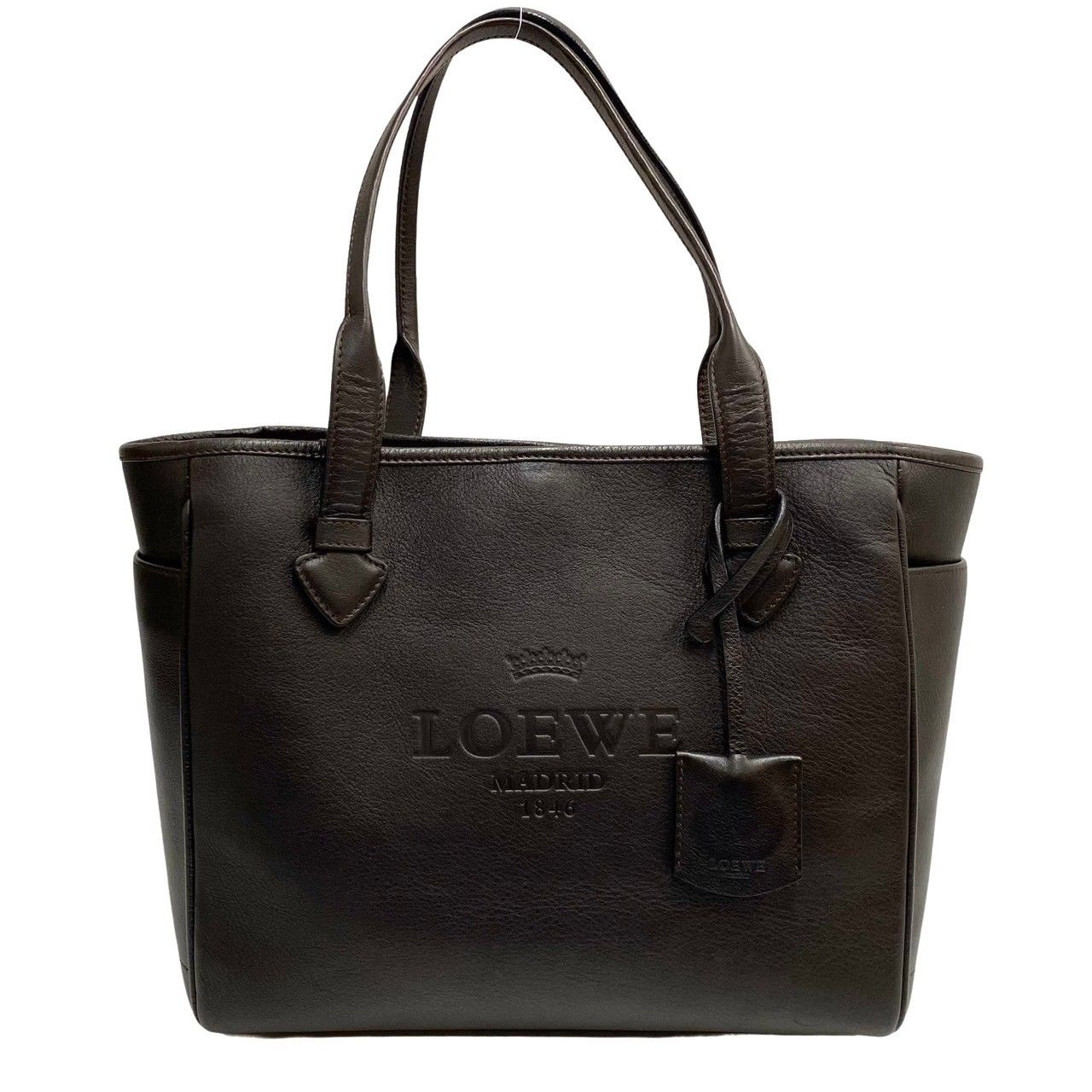 【入手困難】美品　ロエベ　LOEWE ヘリテージ　クロシェット　トートバッグ 入手困難】美品ロエベLOEWE ヘリテージクロシェットトートバッグ