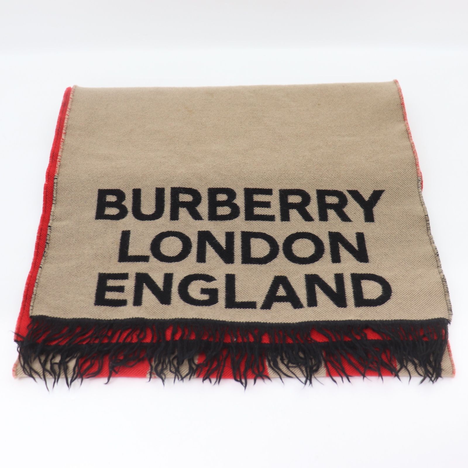 ITUHF91PW96T BURBERRY バーバリー Love and Logo Wool Silk