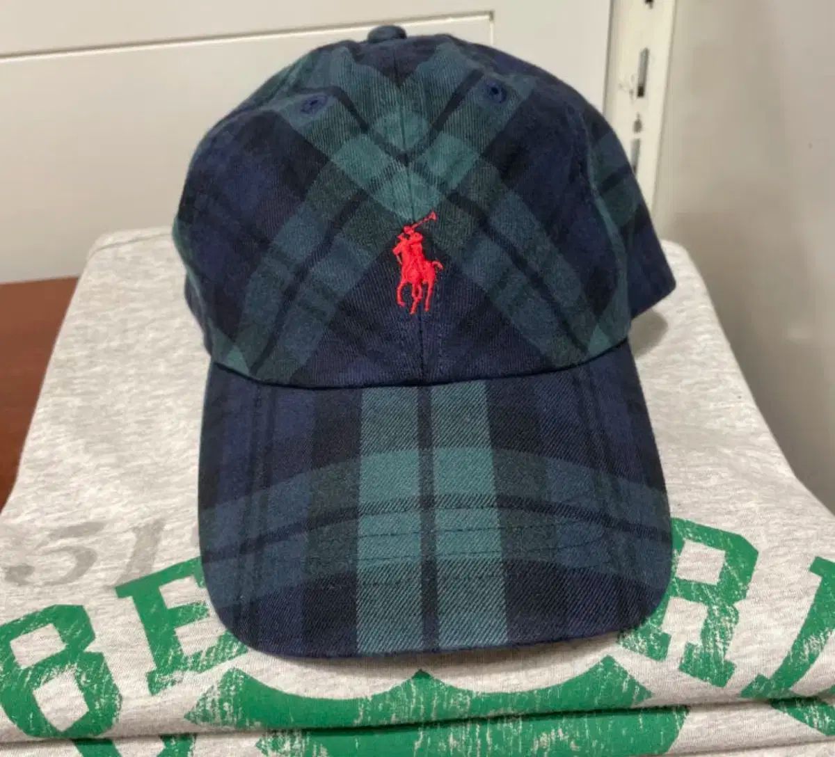 【雷市場（ポンジャン）商品韓国直送】 新品 POLO Ralph Lauren（ポロ） Ralph Lauren(ラルフローレン) タータン チェック 帽子 出品