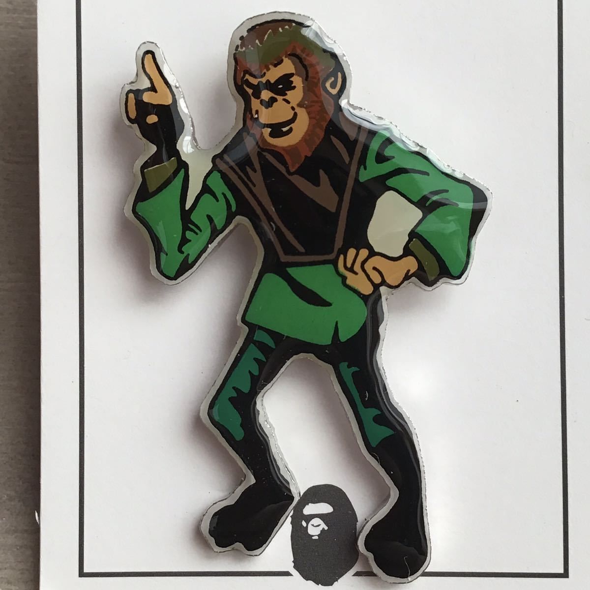 初期 BAPE スケシン アメコミ ピンバッジ ape NIGO 裏原宿 ベイプ 