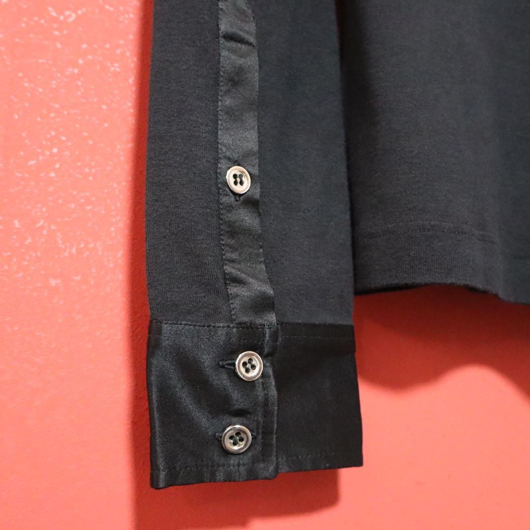モード】DOLCE&GABBANA シルク切替 タグデザイン シャツ - メルカリ