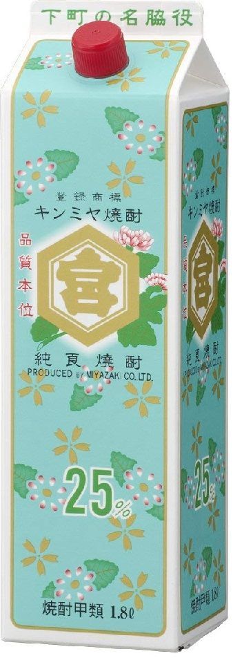 宮崎本店 キッコーミヤ焼酎 キンミヤ 金宮 25度 1800ml 1.8L×1ケース/6本