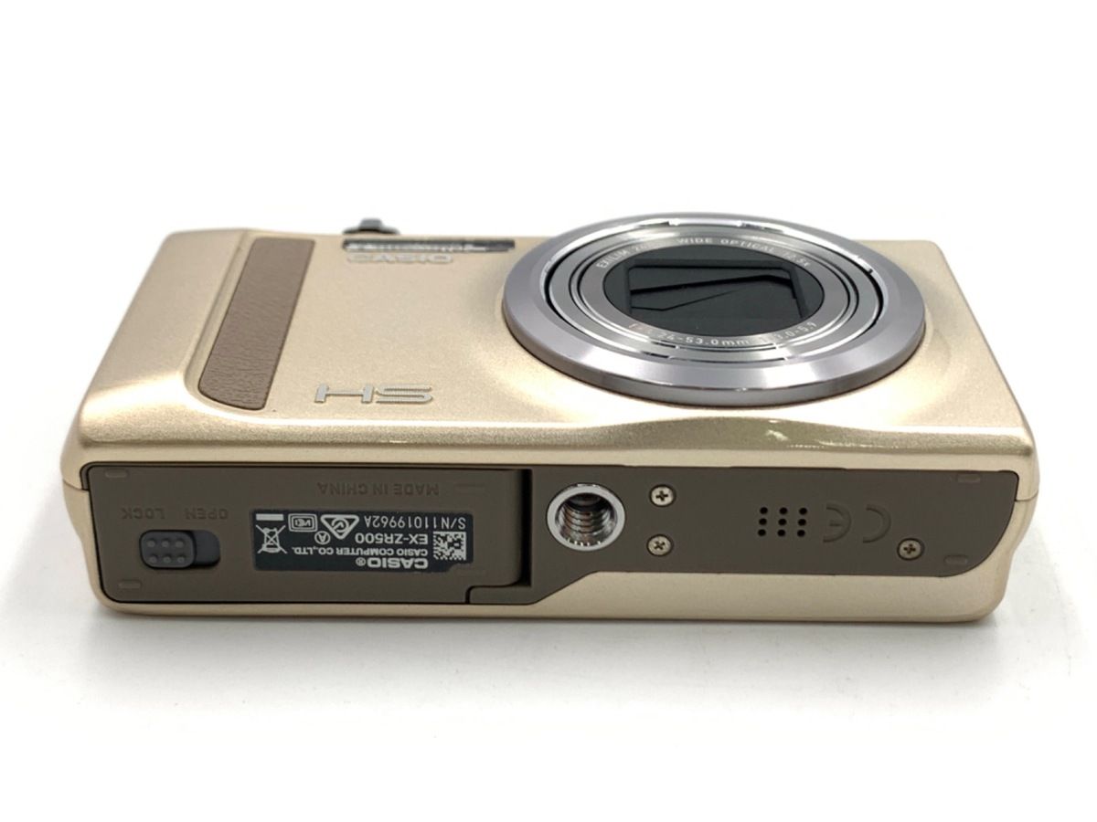 CASIO EX-ZR500 ゴールド コンパクトデジタルカメラ【中古品】 中古】 【良品】 カシオ EXILIM EX-ZR500GD ゴールド - メルカリ