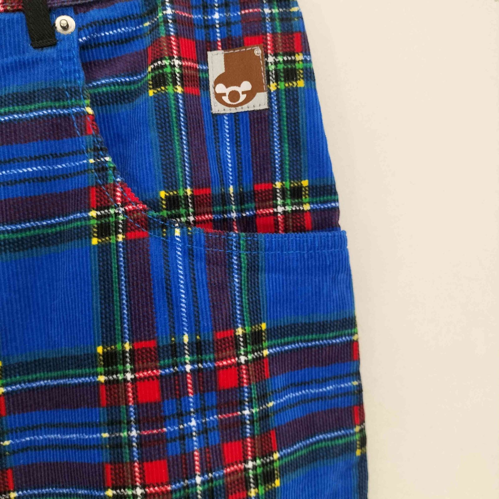 stuka (ストゥーカ) チェックバギーパンツ ブルー サイズ:36