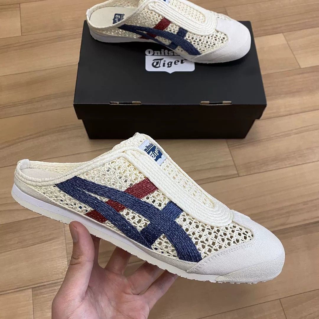 Onitsuka Tiger オニツカタイガー ミュール MEXICO 66 SABOT CREAM MAKO BLUE メキシコ66 サボ クリーム マコブルー メンズ レディース 男女共用