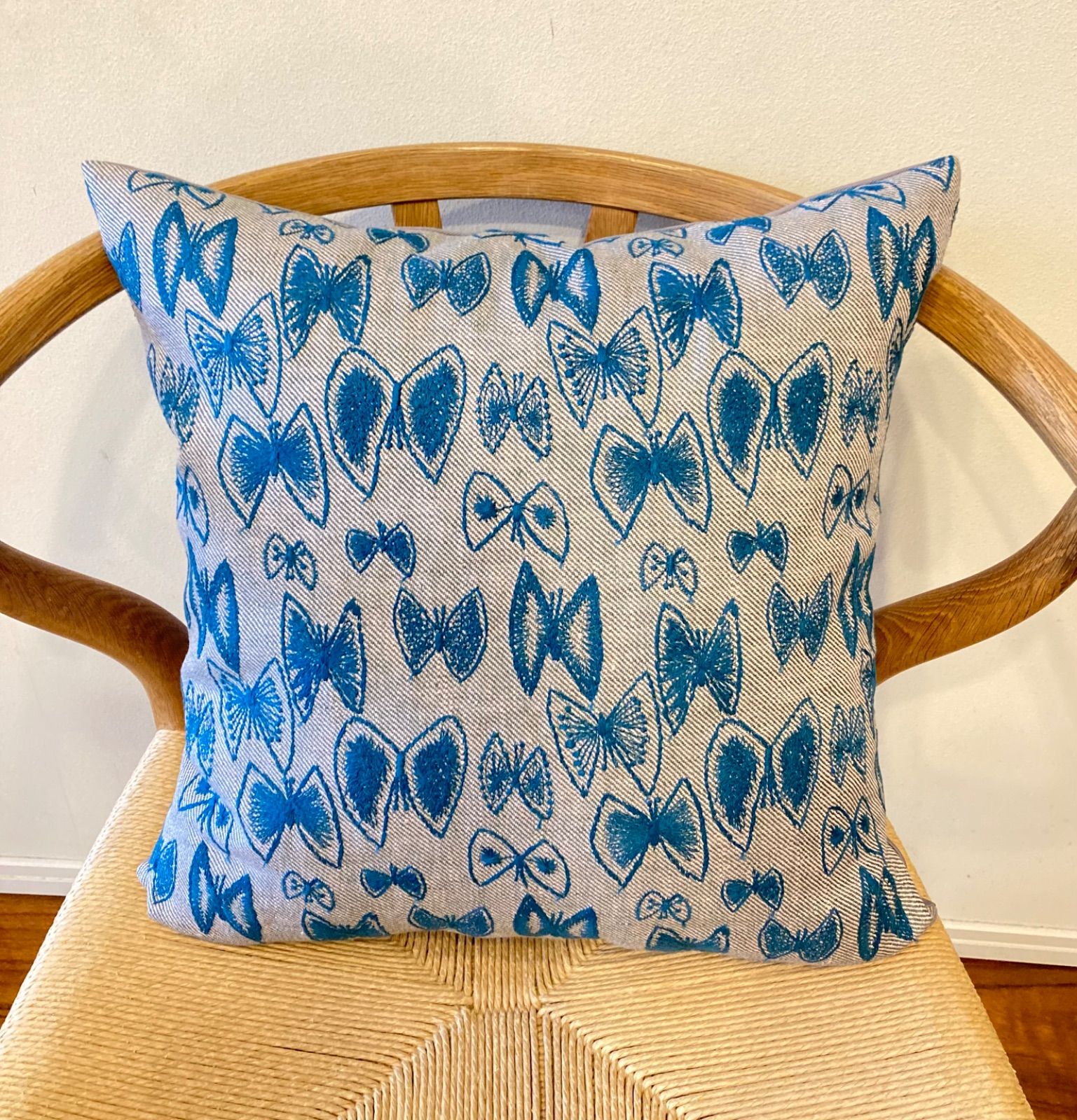 ミナペルホネン クッションカバー ハンドメイド skyflower 最新 ミナ