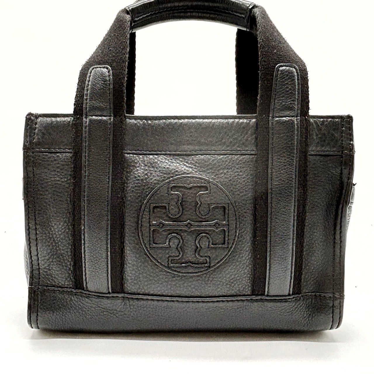 未使用級 TORY BURCH エラ ミニ 2way 黒 ショルダー バッグ 革 バッグ