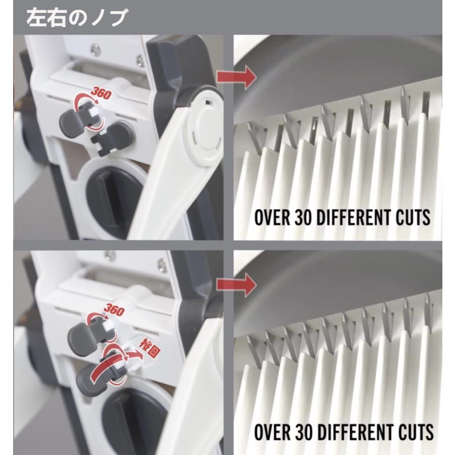 野菜スライサー カッター 多機能スライサー 千切りスライサー みじん切り ポテト切り おろし器 千切り器 キッチンスライサー 厚薄調整 スライサー -  メルカリ