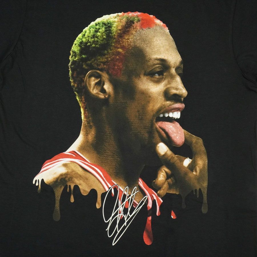 DENNIS RODMAN デニスロッドマン 肩幅52身幅56袖丈20着丈74 メンズ Tシャツ デニスロッドマン THREADS ON DEMAND DENNIS