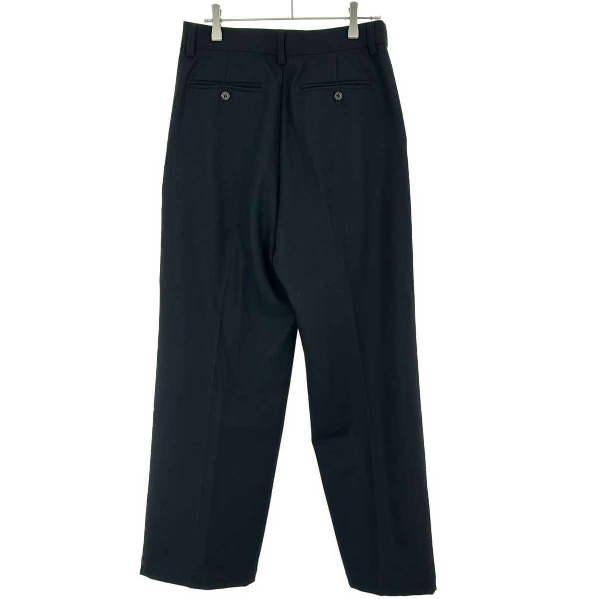 WIRROW ウィロウ 22AW Wool serge wide tapered slacks