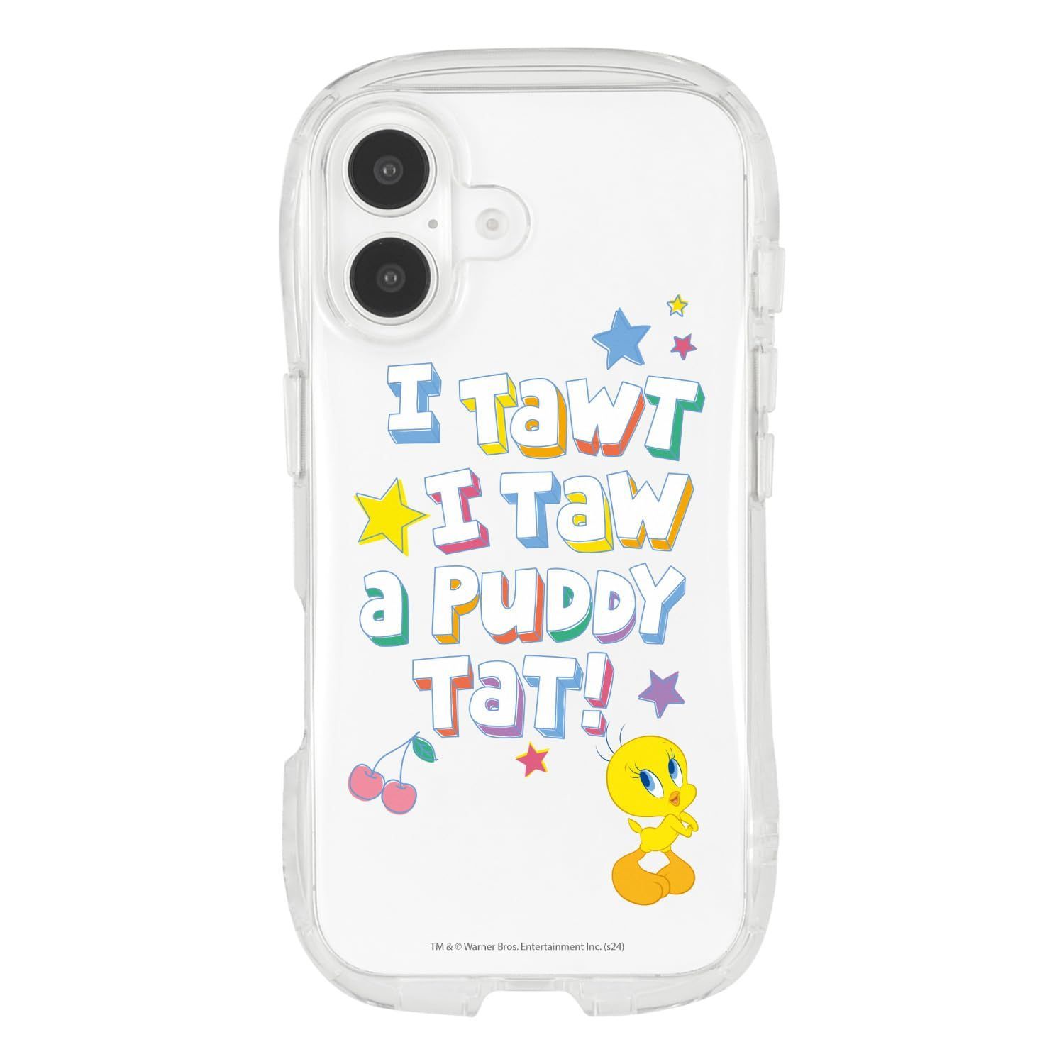 【新着商品】ルーニー・テューンズ iPhone16 対応 グルマンディーズ クリスタルクリアケース Bタイプ LTS-59B