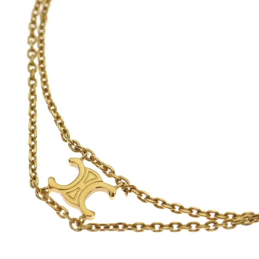 CELINE セリーヌ トリオンフモチーフ サスペンダーネックレス ゴールド WCA3283