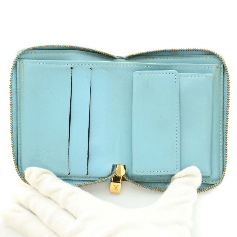 ルイヴィトン LOUIS VUITTON ブルーム ヴェルニ ラウンドジップ 二