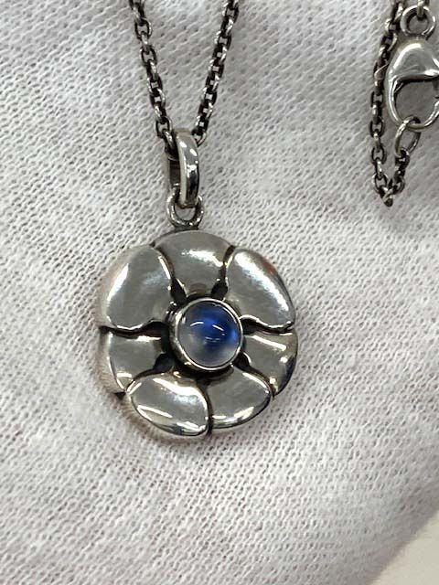 GEORG JENSEN☆ジョージジェンセン☆FLOWERペンダントネックレス