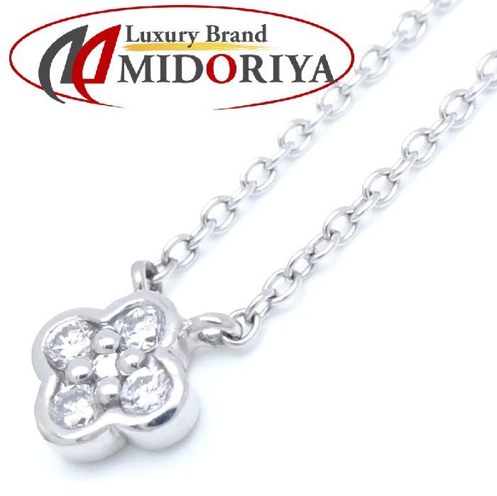 ヴァンドーム青山 ダイヤネックレス フラワー プラチナ ヴァンドーム