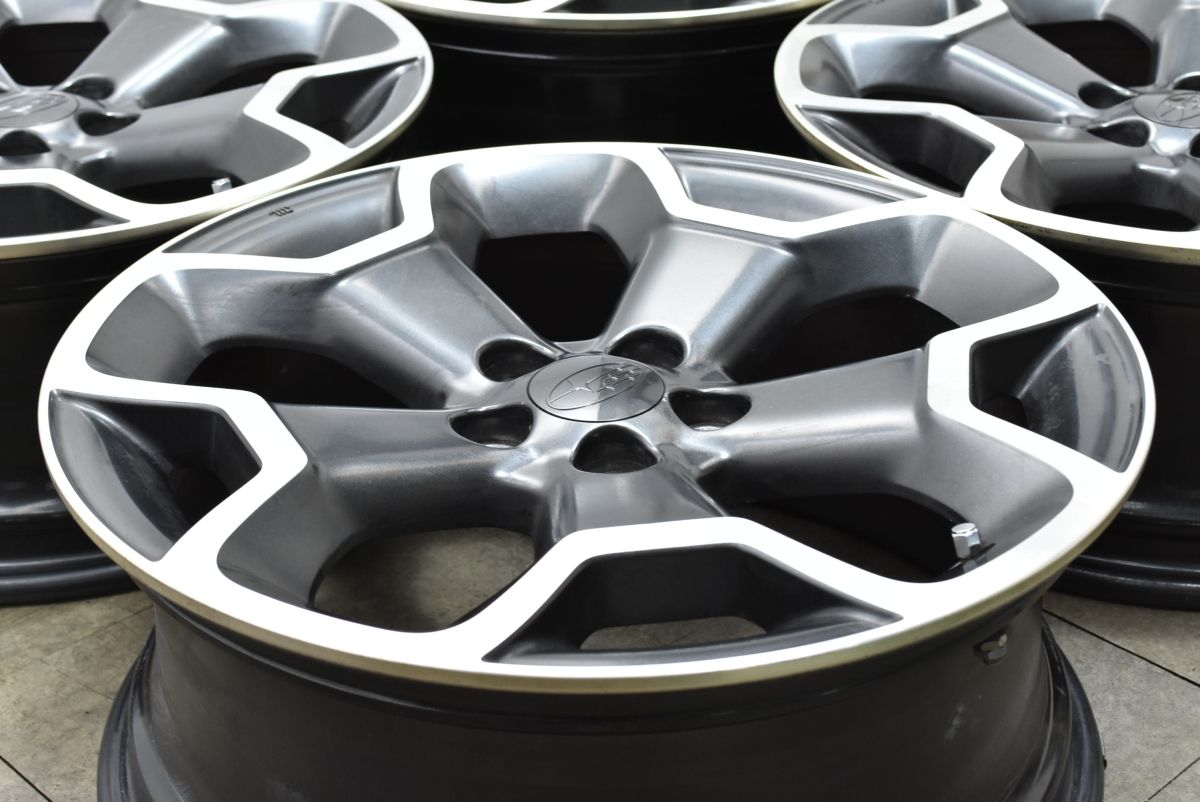 良好品 スバル GP XV 純正 17in 7J 48 PCD100 4本セット インプレッサ レガシィ BRZ フォレスター 流用 ノーマル戻し スタッドレス用に