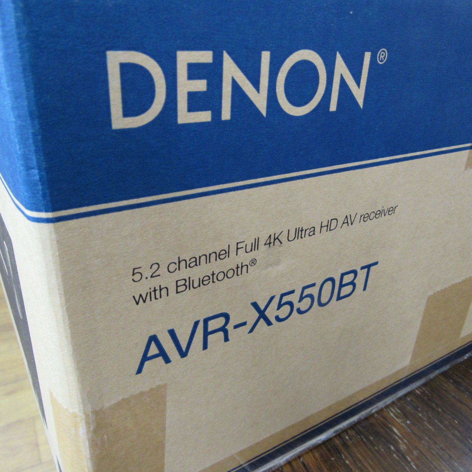 DENON アンプ AVR-X550BT AVレシーバー 5.2ch Dolby TrueHD|DTS HD|Master Audio対応 エントリークラス ブラックエキスパート藤沢辻堂店