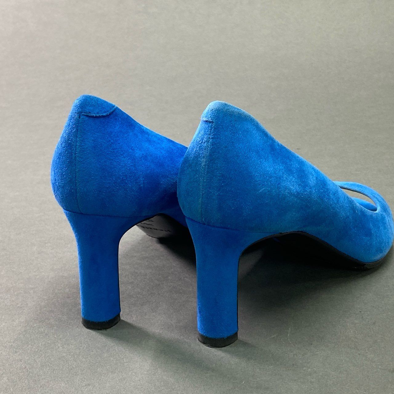 HERMES エルメス オープントゥ スウェード ハイヒール パンプス hermes スウェードパンプスオープントゥ