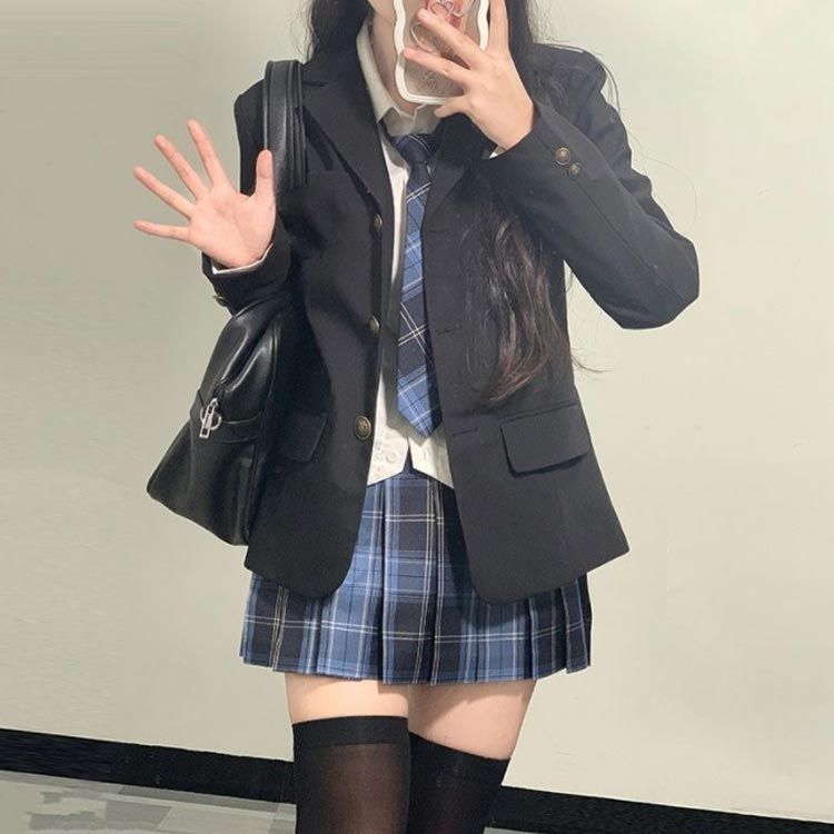 スクール制服 ジャケット グレー 高校生 レディース 学生 制服  