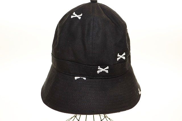 221HCDT-HT18 wtaps ハット WTAPS ダブルタップス 22SS クロスボーン刺繍 ハット ブラック