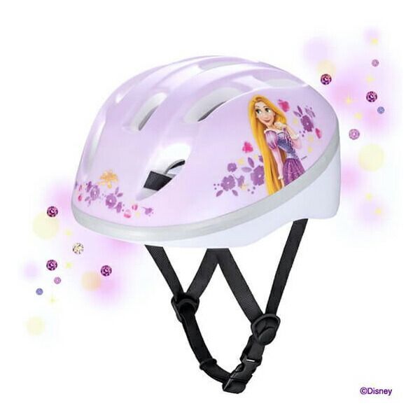 Ides アイデス キッズヘルメットS ラプンツェル 53-57cm 自転車