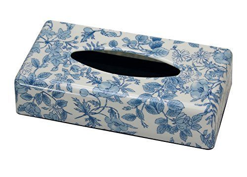 橋本達之助工芸 ティッシュBOX レスト 「Tissue box」 ブルー