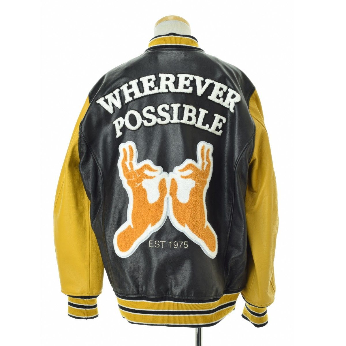 ZARA】5388/302 LEATHER BOMBER JACKET WITH PATCHES レザーボンバー