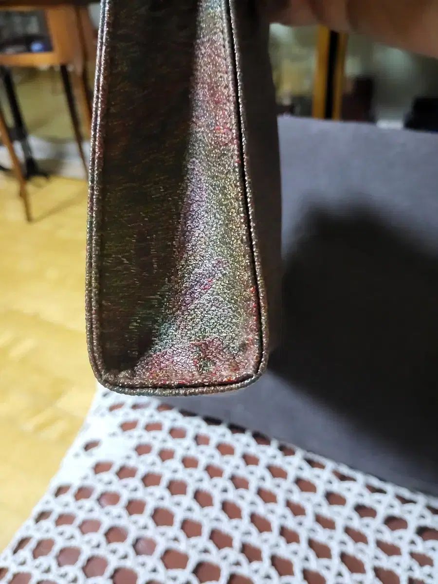 HERMÈS ジジェ ネイビー レザー クラッチバッグ HERMES エルメス