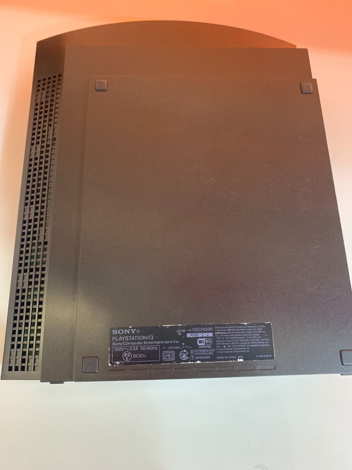 SONY PlayStation 3 CECHQ00 本体 PS3 未確認 ジャンク ④