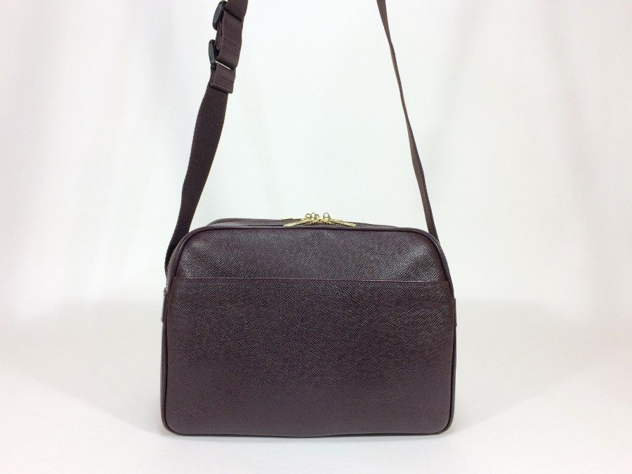 ルイヴィトン ショルダーバッグ タイガ リポーター ブラウン 【極美品  