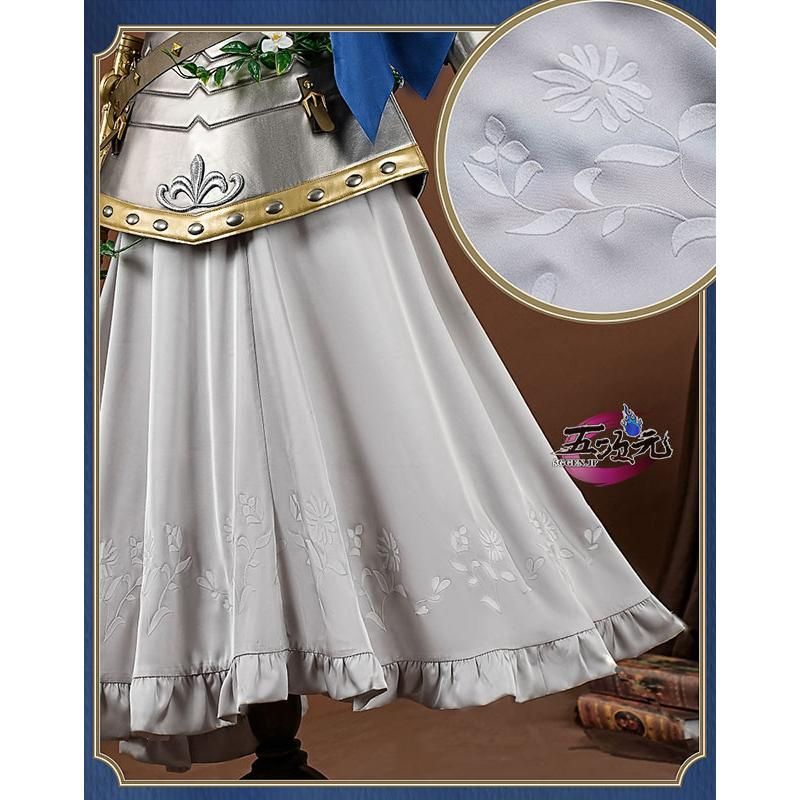 全国配信早速 送料無料！ ハロウィン 江南猫次 第五人格 IdentityV コスプレ 心理学者 銀の騎士 衣装 道具 追加可 BJ0930ML03 ハロウィン