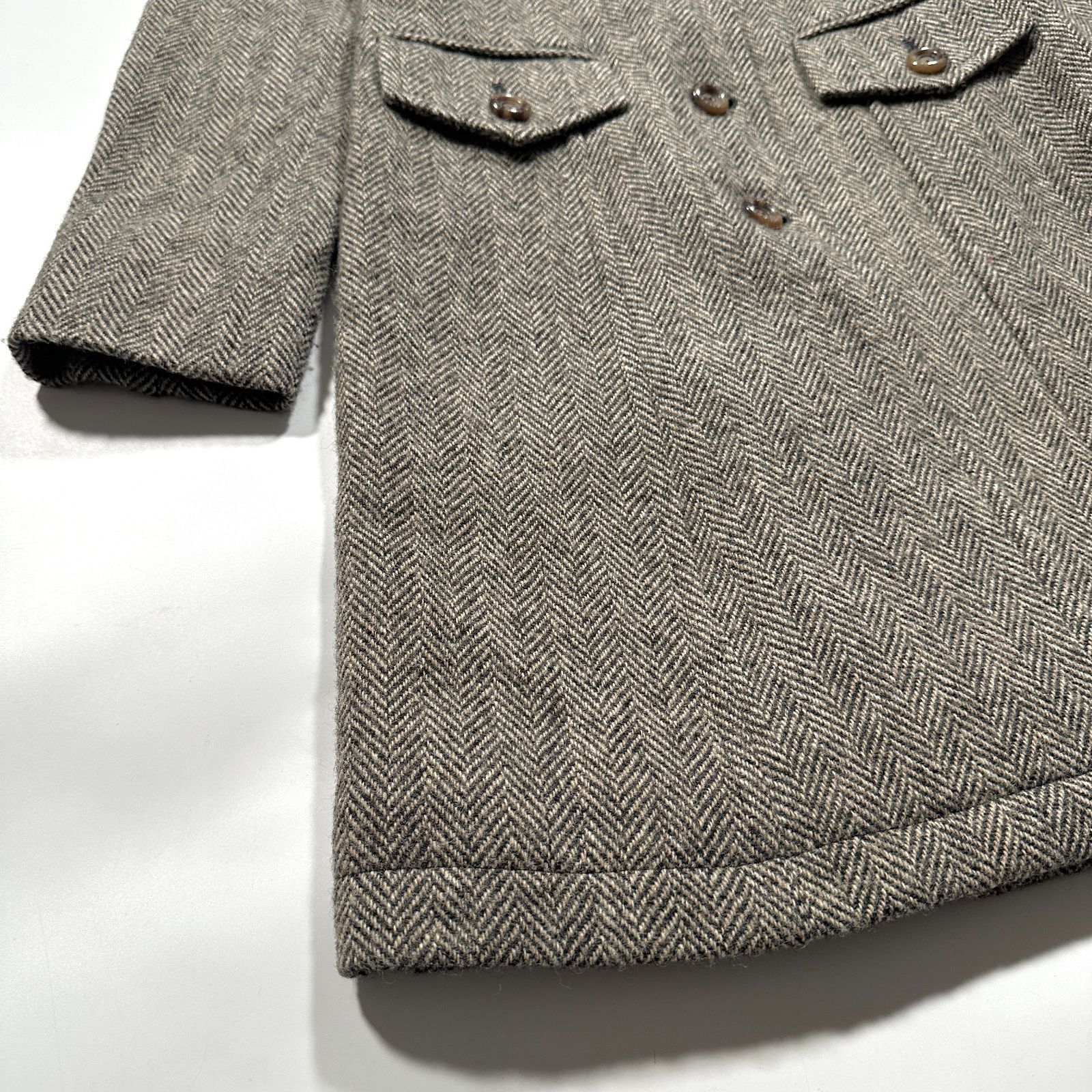 BURBERRY BLUE LABEL バーバリーブルーレーベル ツイード ステンカラー