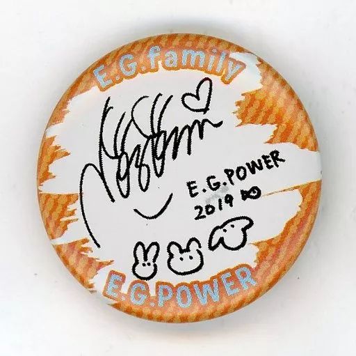 中古】バッジ・ピンズ(女性) 坂東希(Flower) 缶バッジ(プリントサイン