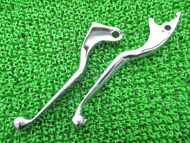 スティード400 レバー 左右 NC261302*** 社外 中古 バイク 部品 1994年式外し NC26 スカルレバー 奇麗 良品 曲がり無し