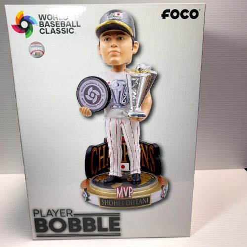 新品未使用　大谷翔平　2023 MVP FOCO社　ボブルヘッド foco (フォコ) フィギュア MVP 大谷翔平 プレイヤーボブルヘッド