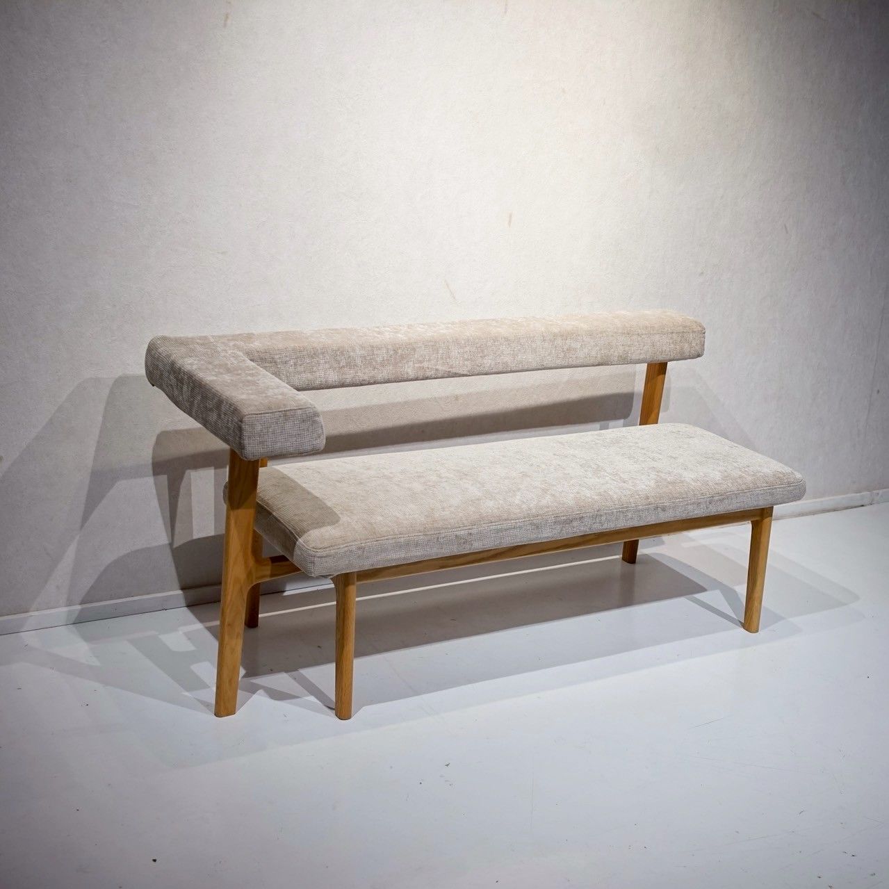 ナガノインテリアのMOCOAアームレスベンチソファ ナガノインテリア モコア ナガノインテリアのMOCOAアームレスベンチ