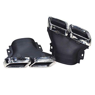 ベンツ W213 新Eクラス AMGスタイル ステンレス製マフラーカッター 左右セット