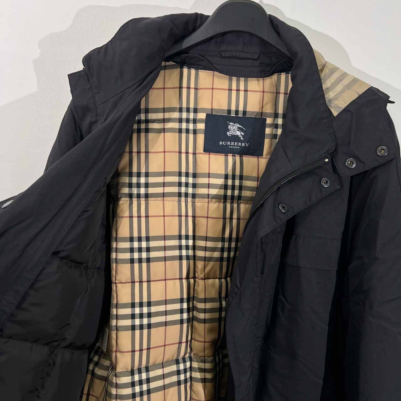 【BURBERRY LONDON】3way ダウンコートライナーノバチェック 極美品】高級BurberryLondon ノバチェックダウンコート ライナー付