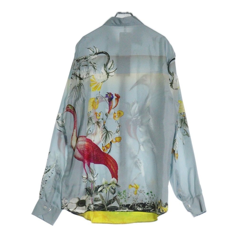 ETRO エトロ花柄 シルク長袖シャツ 42 ETRO シルク100% 花柄シャツ サイズ44 長袖