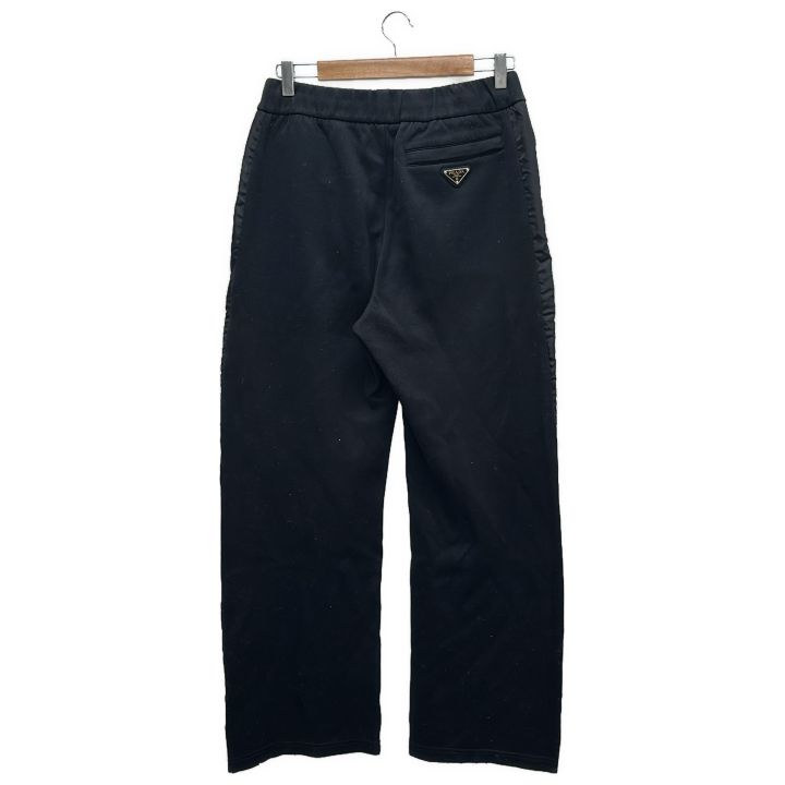 PRADA プラダ ACU 1 2025 1460 UJP 198 S 222 1100 トライアングル テクニカル コットン スウェット パンツ メンズ ブラック