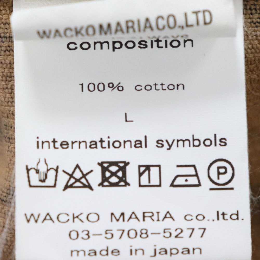 WACKO MARIA (ワコマリア) 21AW LEOPARD CORDUROY OPEN COLLAR SHIRT