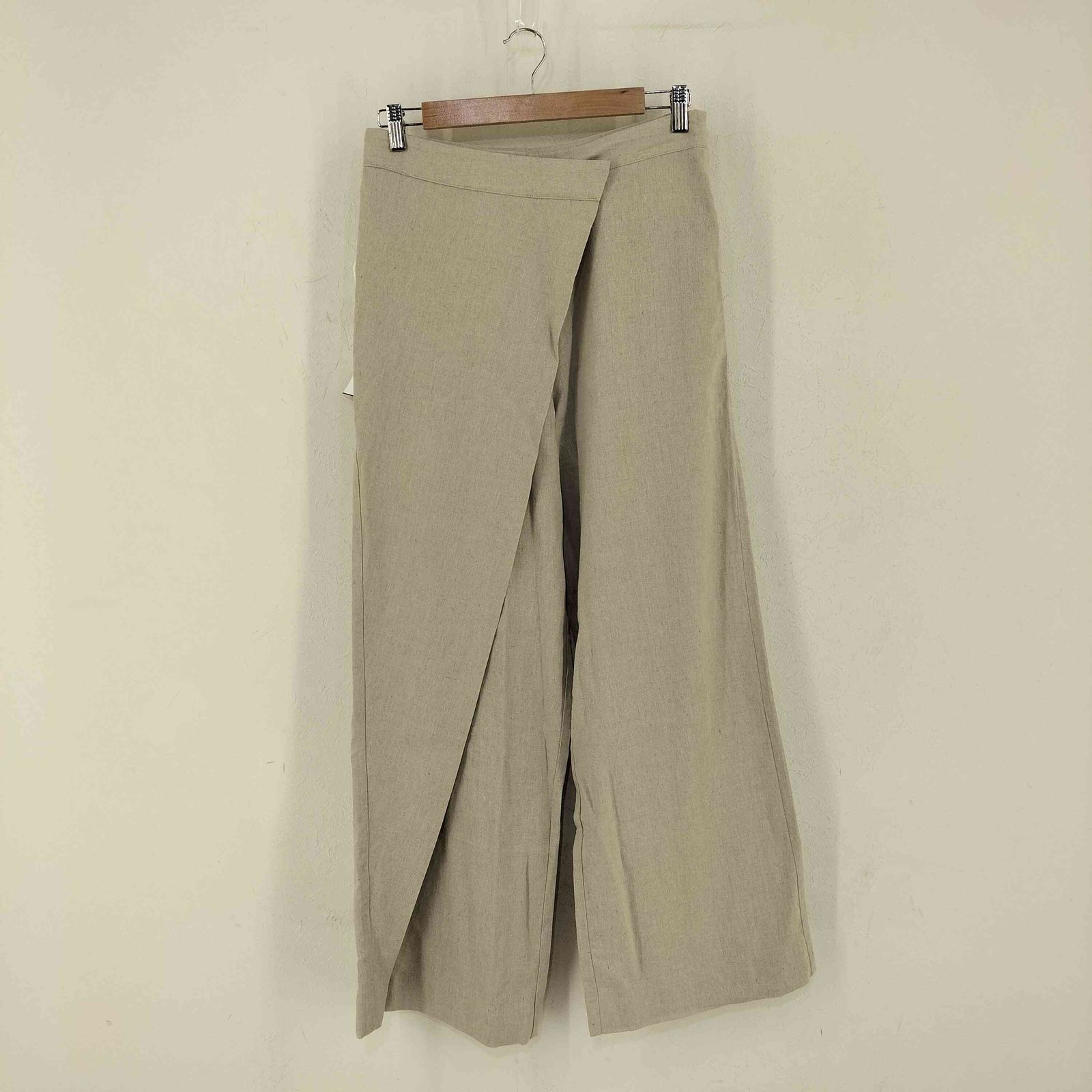 もも！　ZARA リネンブレンド パレオスタイル パンツ S ZARA】リネンブレンド パレオスタイル パンツ | 1689/020 ボトムス